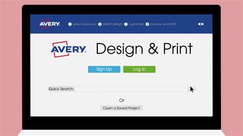 avery create and print online